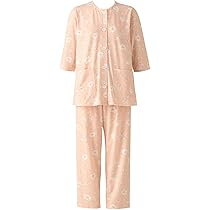 ワコール　らくラクパートナー　シニア向けパジャマ6分袖 長ズボン（LP） Amazon | [らくラクパートナー] パジャマ [ワコール] 綿100