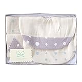 ナオミイトウ NAOMI ITO POCHO オーガニックハンカチ2枚+スタイ2枚 ギフトセット ラムネ 8864