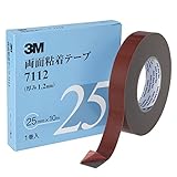 ３Ｍ ７１１２ 両面粘着テープ ２５ｍｍ×１０ｍ １巻入