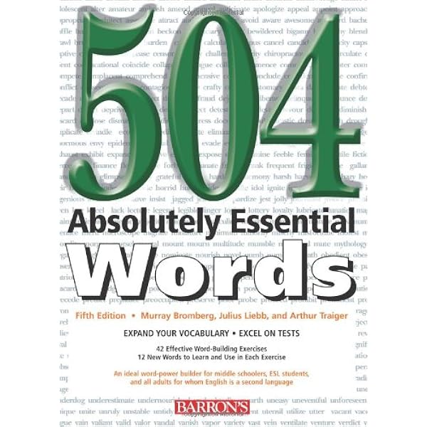 Amazon | 504 Absolutely Essential Words | Bromberg, Murray, Liebb
