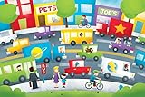 Marmont Hill vintage-kids 'トラフィック'キャンバス壁アート 36" x 24" MH-KIDCUR-123-C-36