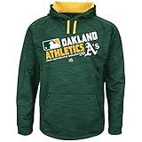 MLBメンズAuthenticコレクションチームChoice Streak Fleece Hoodie ( Small , Oakland Athletics A 's )