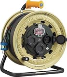 [3072690]ハタヤ　サンタイガーレインボーリール　単相１００Ｖ　３０ｍ　アース・ブレーカー付 BX301K