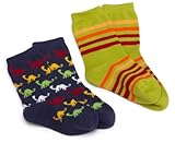 BabyLegs ベビーソックス 2P 靴下 BoyWorld/JurassicStripe 12-24ヶ月 BS11-212-08