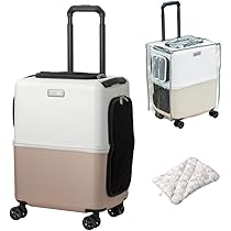 PETiCO ペットキャリー 3001-M ピンクベージュ・ホワイト ペットキャリー ペットカート ティーアンドエス PET CARRY