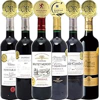 シニアソムリエ厳選 直輸入 全て金賞フランスボルドー 辛口赤ワイン6本セット((W0G635SE))(750mlx6本ワインセット)