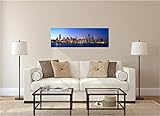 36" Panoramic City Scape Series Chicago Illinois skyline at Dusk #2 Wall Decal Sticker Graphic Home 