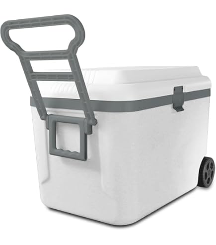 Amazon | ハードクーラーボックス 45L 保冷60時間 ﾀｲﾔ付き 水