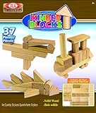 [アイディール]Ideal Kinderblocks 37 Piece Classic Wooden Block Set 6480BL [並行輸入品]