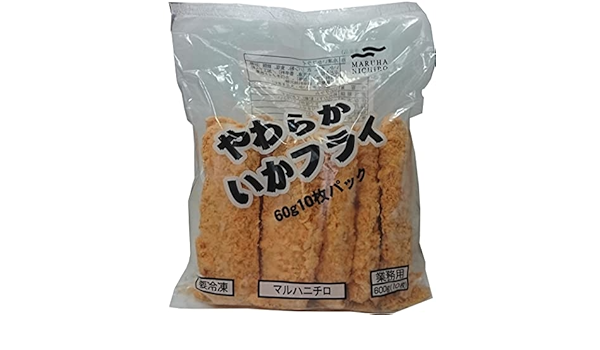 Amazon 業務用 やわらか イカ フライ 60ｇ 冷凍 10個入り 鮒忠 レトルトおかず 通販