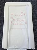 Deluxe Unisex Baby Waterproof Changing Mat with Raised Edges - Twinkle Twinkle Little Star, Do you k