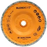 Walter Blendex U Cup Disc, 10500 Maximum RPM, 5 Diameter, 5/8-11 Arbor, Grit 3SF (Pack of 5) by Walt