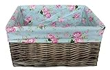アンティークWash Cottage Willowストレージバスケット L 4328263992