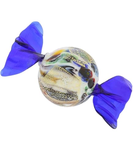 Amazon.co.jp: ヴェネツィアのガラスムラノガラスキャンディ-ア