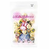 usausaのお店 ねこのウッドボタン2ホール(約15mm) 30個セット (123)