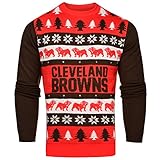 NFL Cleveland BrownsライトアップOne Too Many醜いセーター、スモール