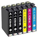 互換インクカートリッジIC50L風船ふうせんICBK50ブラック*3 ICC50シアン ICM50マゼンタ ICY50イエロー各1本計6本EP-301/302/4004/702A/703A/704A/705A/774A/801A/802A/803AW/804AR/901F/902A/903F/904A/PM-A820/A840S/A920/A940/D870/G4500等用