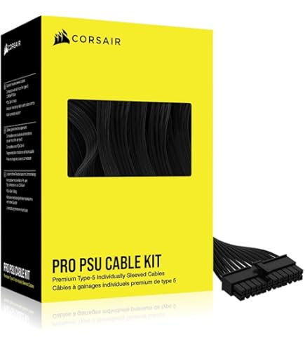 未使用品　CORSAIR プレミアム PSUケーブルキット　CP-8920152 CORSAIR コルセア PCIe5.0 12VHPWR PSU Cable CP-8920284｜ツクモ公式