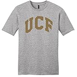 NCAA Central Florida Golden KnightsアーチソフトスタイルTシャツ、ライトヘザーグレー、大