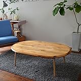 Takatatsu&amp;Co.(有)高松辰雄商店 Huevo ウエボ ナラ 120 ヒーター無し ローテーブル カジュアルナチュラル 北欧テイスト 日本製