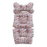 ベビーカーシート ベビーカークッション [ mela-B | メラビー]ベビーライナー リバティーライン (Wiltshire - Blue&Red)