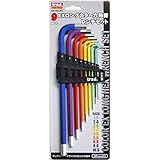 (業務用20セット)TRAD カラー六角レンチセット/作業工具 【エキストラロングタイプ/9個入】 SR-SHL9C 〔業務用/DIY用品/日曜大工/スパナ〕 スポーツ レジャー DIY 工具 工具セ