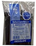 ヘラマンタイトン 結束バンド インシュロック AB550-W 25本入 耐候・屋内外用グレード 黒