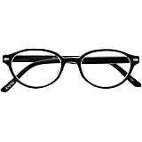 リーディンググラス 老眼鏡 おしゃれ レディース バネ丁番 軽量 ブラック （度数：+2.00） 東レ トレシー クリーニングクロス セット
