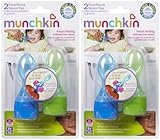 Munchkinクリックロック食品ポーチスプーンヒント – Boy – 4 ct by Munchkin
