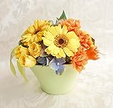 向日葵 ひまわり プリザーブドフラワー 花 ガーベラ バラ カーネーション アレンジ