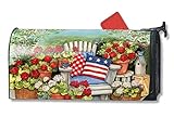 Patriotic枕Large Mailwraps磁気メールボックスカバー# 21291