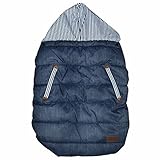 アスナロ（小物） 2WAY だっこひも wip cream 秋冬用 ベビーカー装着 ベビーウォーマーF DENIM