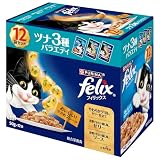 フィリックス パウチ キャットフード ツナ3種バラエティ 50gX12袋