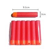 elegantstunning ナルフNストライクメガシリーズブラスター用の6PCS 9.5CMレッドダーツレッドEVAソフトボール