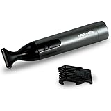 URBANER Battery Operated Mustache Trimmer, Waterproof Cordless Beard Trimmer for Men, Compact Moustache Clipper Portable Man 