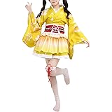 [WBooo] アイドル風 花柄 着物ドレス 花魁 コスプレ衣装 可愛い ロリータ 和服 コスチューム ミニスカ 浴衣セット 夏祭り 花火大会 ハロウィン仮装