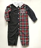 ラルフローレン　Ralphlauren チェック柄カバーオール　裏地付き　6m(65-70cm) [並行輸入品]