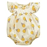 Bobora幼児用ベビー女の子ロンパースボディスーツAppleパターンOutfit