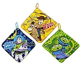 ループ付きタオル【ディズニー3枚組】 (トイストーリー)