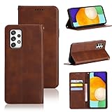 適用 Galaxy A52 5G ケース 手帳型 適用 ギャラクシーA52 5G / A52s 5G 手帳型ケース 適用 Galaxy A52 5G SC-53B スマホケース カバー 手帳型 PUレザー カード収納 財布型 耐衝撃 ケース マグネット スタンド機能付き 5色(適用 Galaxy A52 4G/a52 5G/A52s 5G ケース 手帳型) (ダークブラウン)