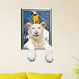 polar bear 3d wall decals pag sticker removable wall art animal