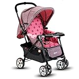 ALUP- ベビーカー光がショック赤ちゃんトロリーを実装するにはフル鵬双方向を取るために横になることができます (色 : 青)