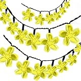 iHOVEN Solar String LightsOutdoor Flower Garden Light 21ft 50 LED Multi Color Blossom Lighting for G