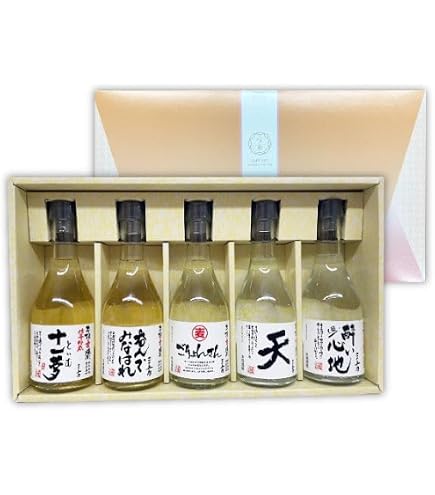 Amazon.co.jp: 焼酎のかおりセット 100ml×5本入 西の誉銘醸 : 食品