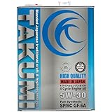 Takumiモーターオイル(Aktjapan) TAKUMIモーターオイル エンジンオイル 5W-30 SP/RC GF-6A 4L 4輪ガソリン車専用 化学合成油 街乗り