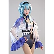 Amazon.co.jp: [WANFU] 原神 优菈 エウルア 水着 コスプレ衣装