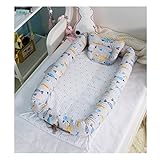 ベッドインベッド　添い寝ベッド おむつ換え　ベビーベッド　ベッドガード　枕付き (さかな)