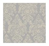 York Wallcoverings AD8127SMP Veranda Textured Damask Wallpaper Memo Sample, 8-Inch x 10-Inch [並行輸入品]