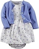 Carter's Baby Girls' 2 Piece Dress Set - Lilac/Floral - 6 Months [並行輸入品]