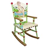 Fantasy Fields - Dinosaur Kingdom Thematic Kids Wooden Rocking Chair | Imagination Inspiring Hand Cr